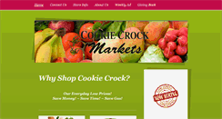 Desktop Screenshot of cookiecrock.com